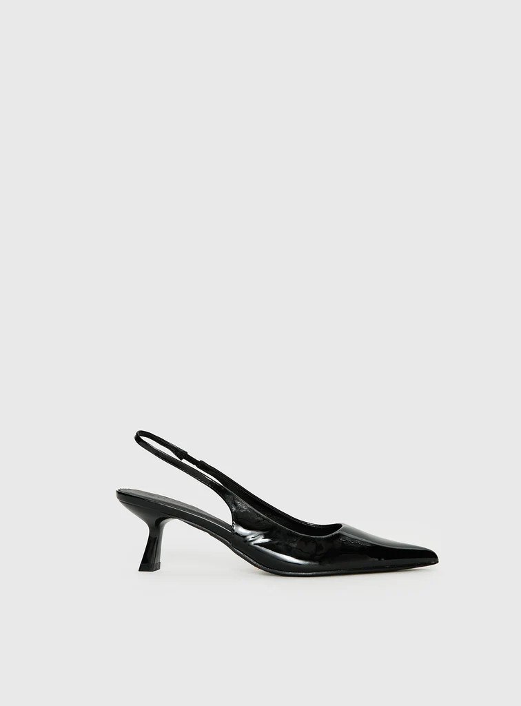 Billini Ayla Pointed Toe Heels Black | Princess Polly AU