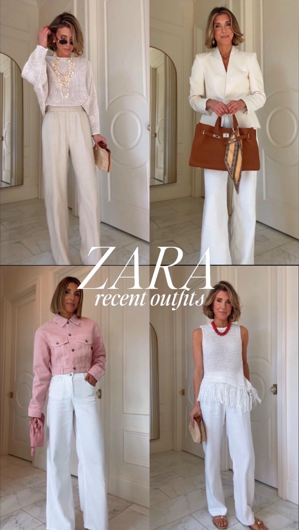 New spring summer outfits from @Zara 

I'm wearing size xs/2 in bottoms and small in tops.

#LTKSeasonal #LTKootd