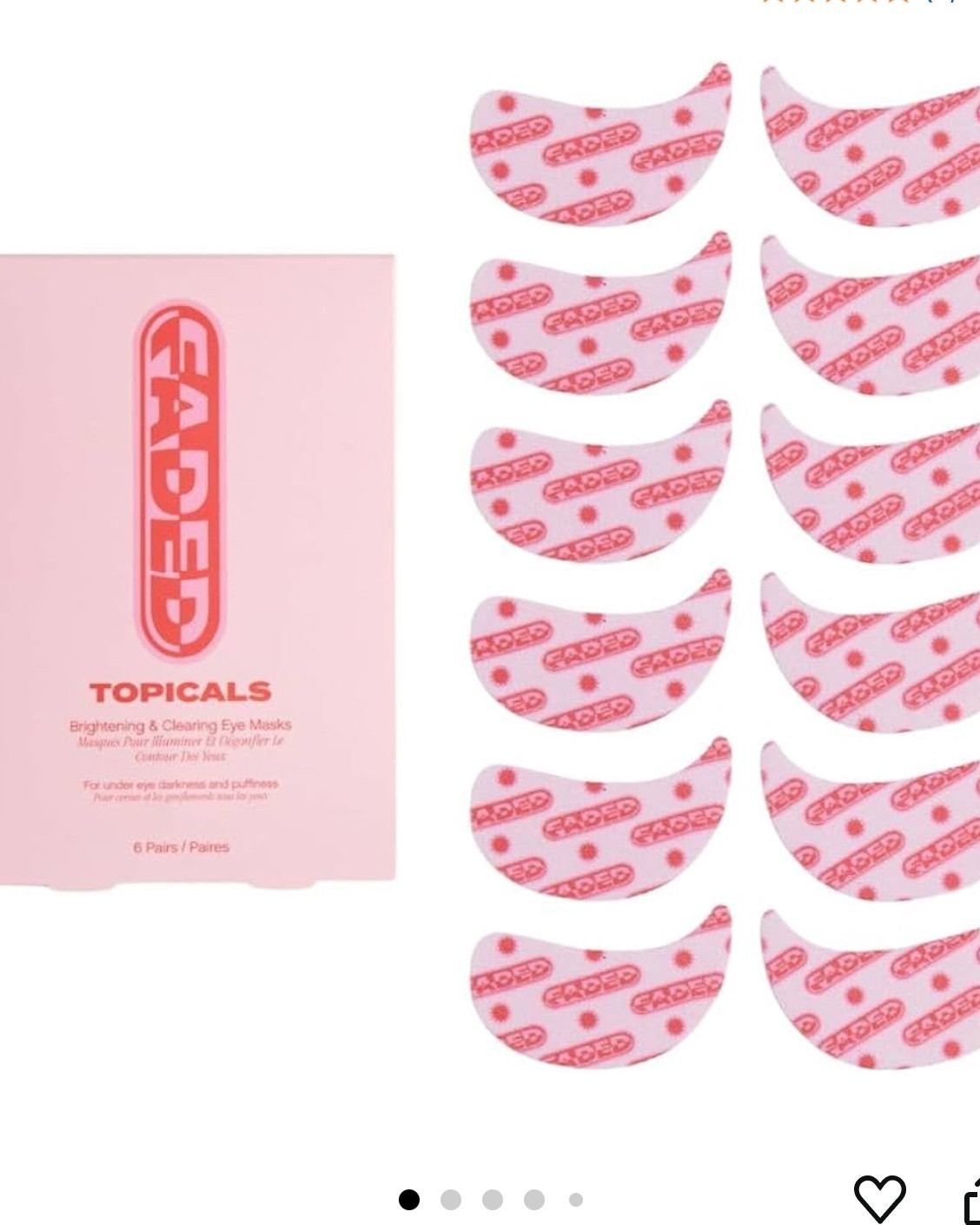 Topicals Faded Brightening Under Eye Masks | Revitalizing Patches to Depuff, Hydrate, and Illuminate | Diminishes Dark Circles and Fine Lines | Made with Kojic Acid, Caffeine & Niacinamide

#LTKBeauty #LTKFindsUnder50