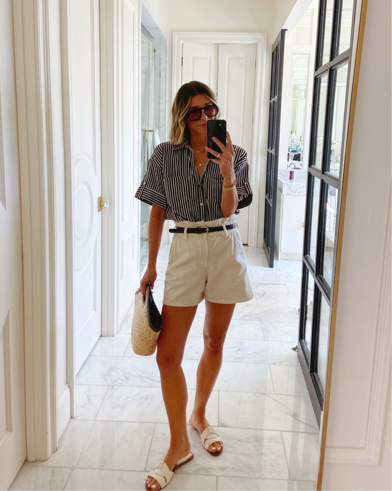 Casual and chic summer outfit under $100 from Zara. I'm wearing g size xs/s 