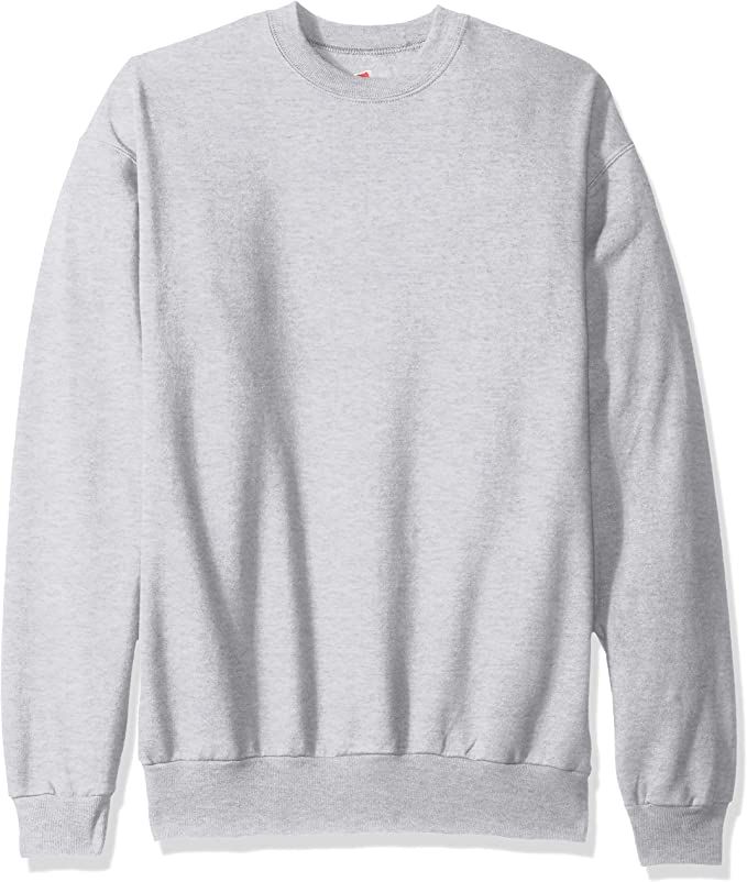 Hanes Men's Ecosmart Fleece Sweatshirt | Amazon (US)