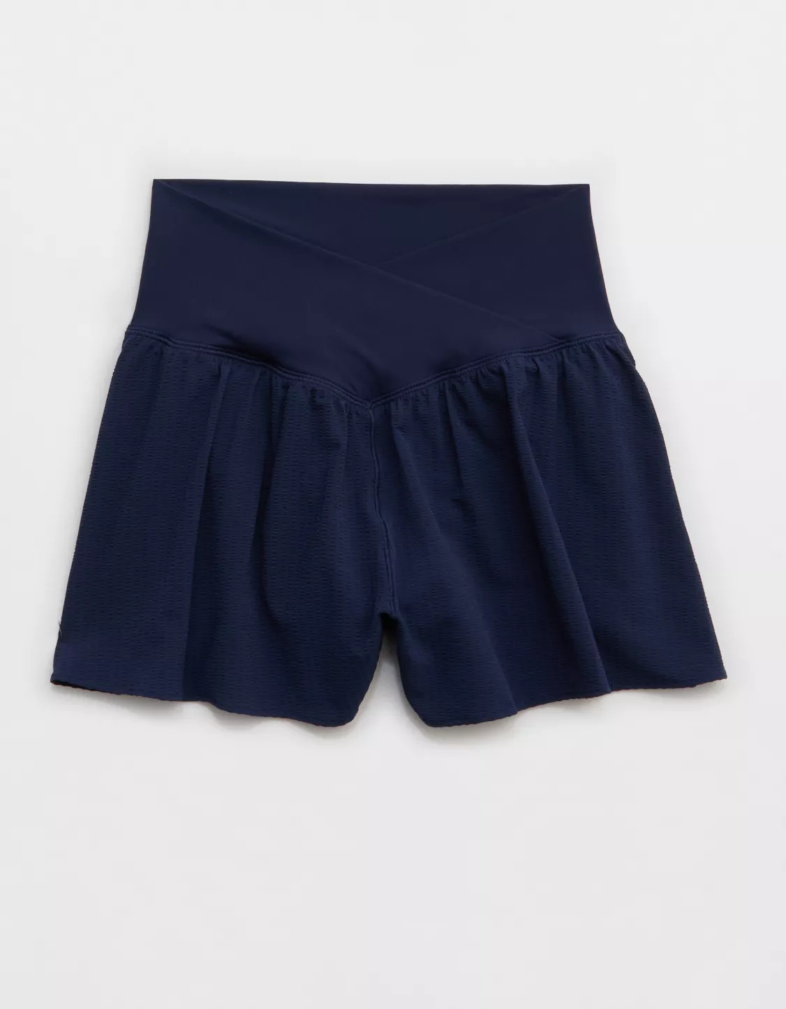 OFFLINE By Aerie Real Me Seersucker Crossover Flowy Short | Aerie