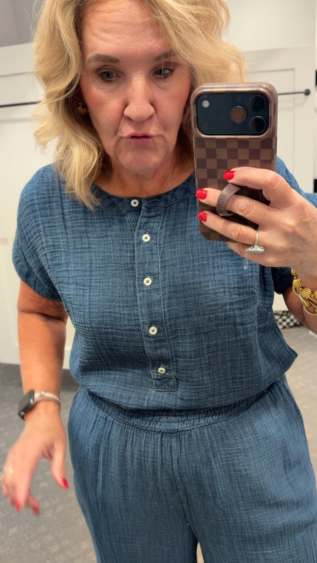 30% off linking some of my favorite new arrivals! 
Love this gauze that hause like denim 

Striped blouse size medium
Lightweight denim skirt medium
White pants 8 petite and I did not like the fabric or the fit
Gauze set that looks like denim I’m wearing a small but go reg size if you want it relaxed fitting
Pleated skirt is gorgeous but I sized up to a 10 petite (a titch roomy inn the waist but better than being tight)
Polka dot pants 8 petite and I love them, a nice stretchy twill
Red denim jacket 8 petite
Red eyelet small, I didn’t like it, but maybe a medium petite would have worked? I just felt frumpy
Love the red eyelet skirt, size 6
Striped coverup I LOVED it, wanted to make it work as a dress but the side slits are about mid thigh and a titch sheer. So definitely a coverup
Gingham dress LOVED THIS! Fully lined wearing a 6

#LTKSaleAlert #LTKOver40 #LTKPetite

#LTKootd