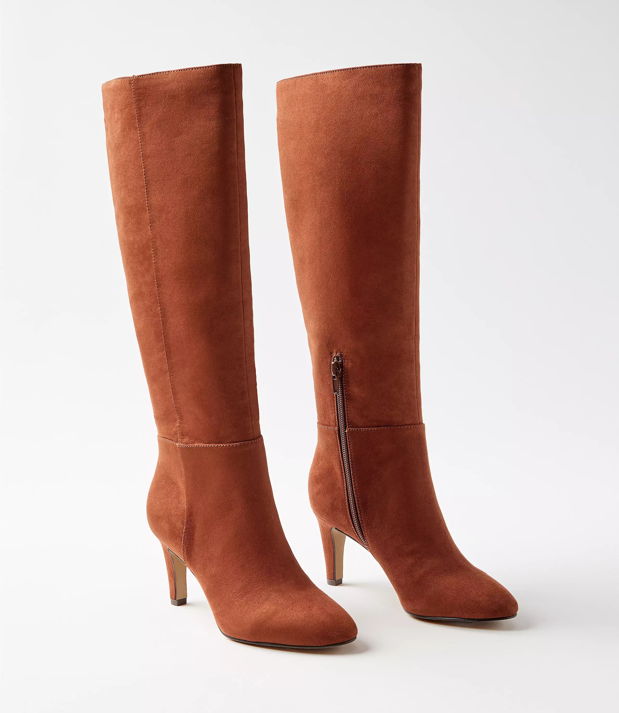Seamed Heeled Tall Boots | LOFT