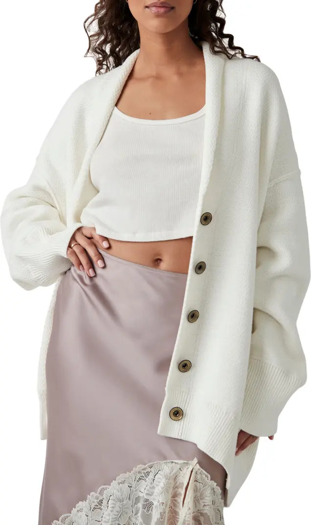 Free People Chamomile Oversize Cardigan | Nordstrom | Nordstrom