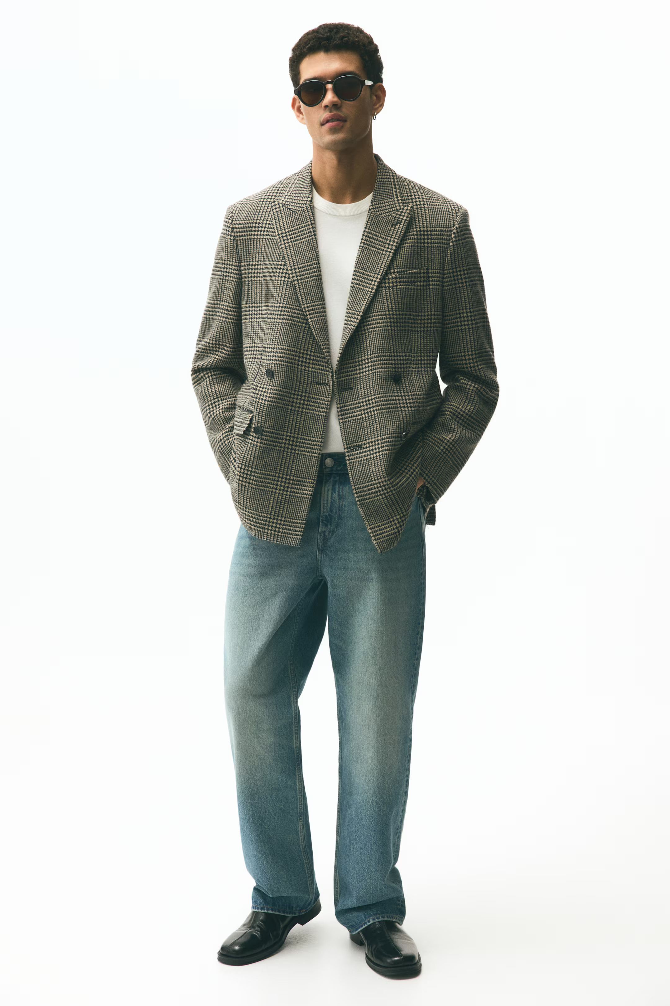 Relaxed Fit Wool-blend jacket | H&M (UK, MY, IN, SG, PH, TW, HK)