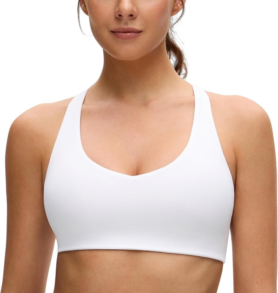 CRZ YOGA Butterluxe Racerback Sports Bras | Amazon (UK)