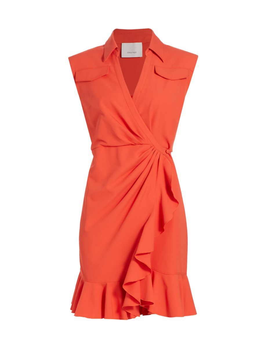 Zenni Mini Wrap Dress | Saks Fifth Avenue