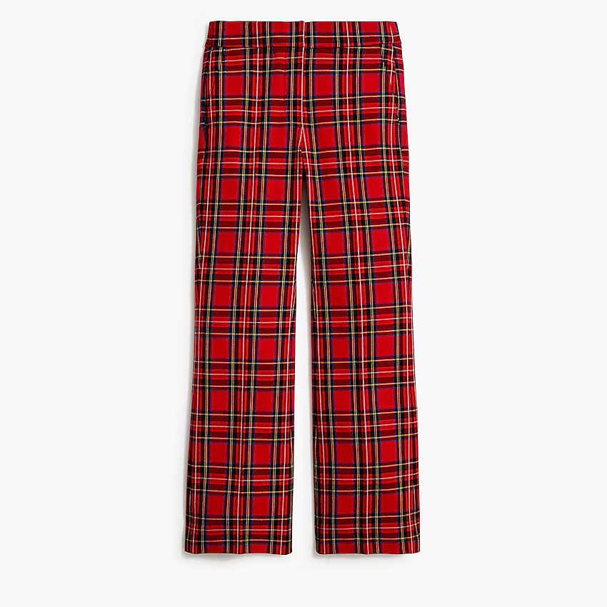 Tartan Kelsey flare pant | J.Crew Factory