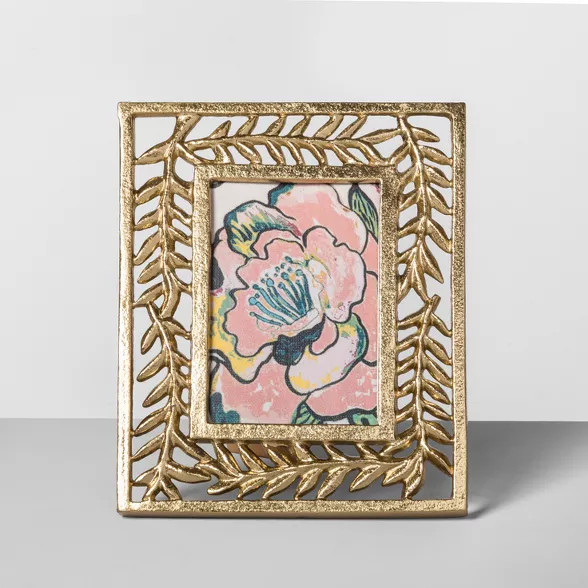 4" x 6" Cast Palm Frame Gold - Opalhouse™ | Target
