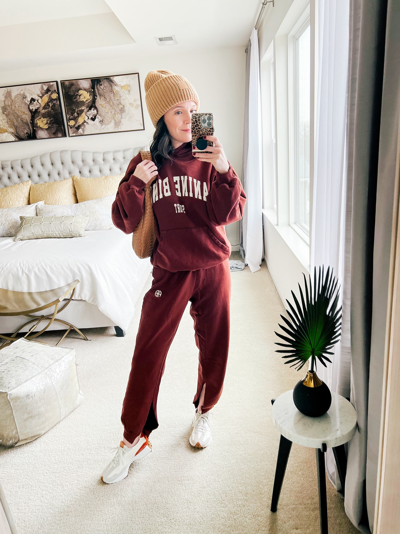 Anine Bing sweatshirt and sweatpants 

#LTKover40