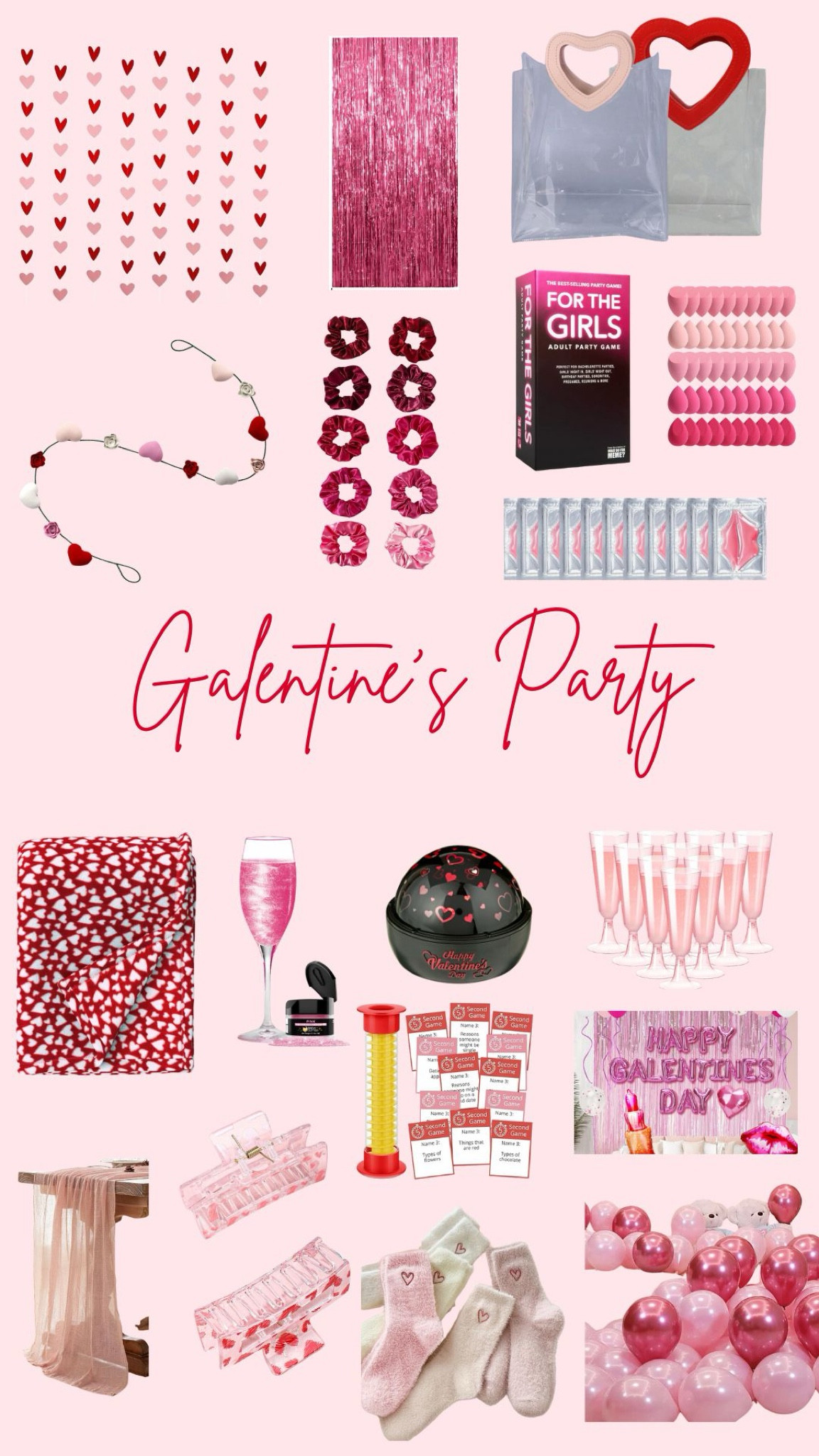 Galentine’s Party Decorations, Goodie Bag Treats, Games, Balloons & MORE!! ❤️🩷🎀🛍️🎉🎈🎶🎲 #LTKvalentines #LTKgno #LTKgalentines #LTKvday #LTKfebruary #LTKgalentinesparty

#LTKGiftGuide #LTKParties 

#LTKSeasonal