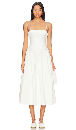 Austin Midi Dress in Soft White | Revolve Clothing (Global)