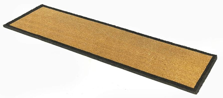 Fab Habitat Modern Non Slip Doormat - Durable, Thin - Natural Coir & Rubber - Entryway, Double Do... | Amazon (US)