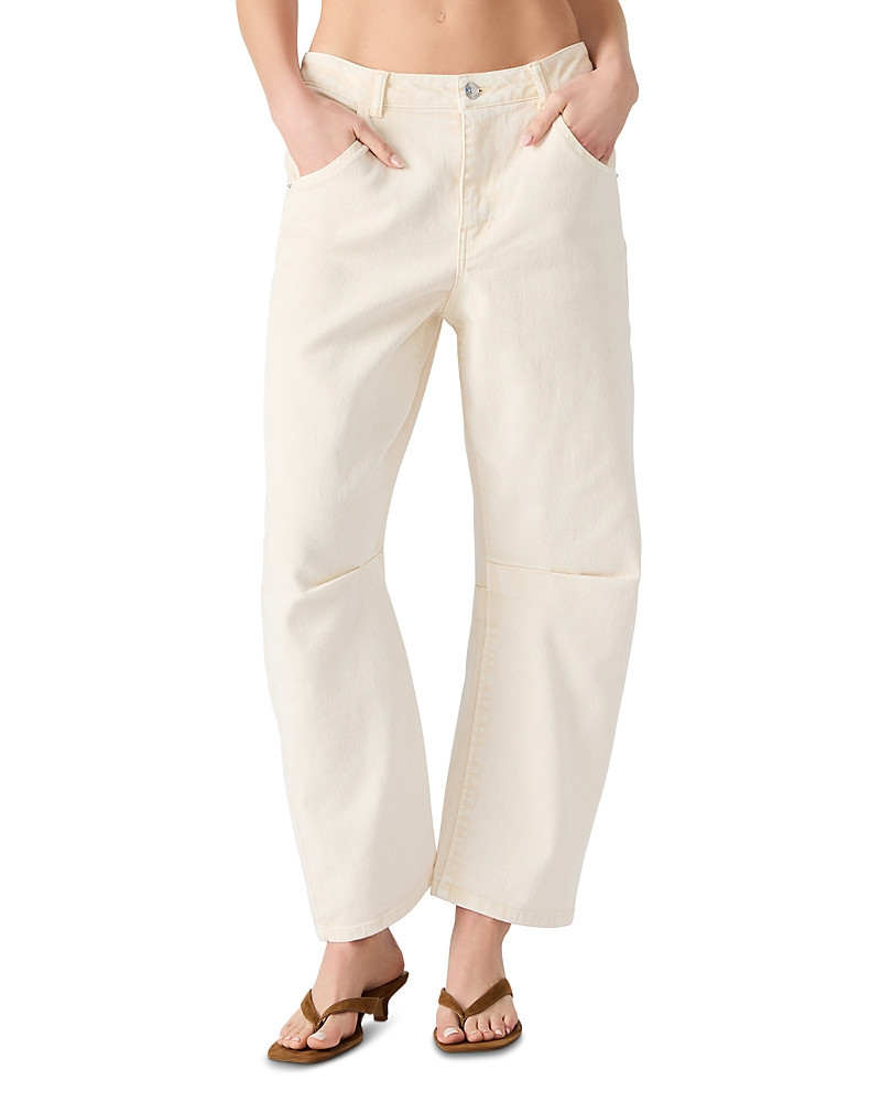 Steve Madden Hart Barrel Jeans in Cream | Bloomingdale's (US)