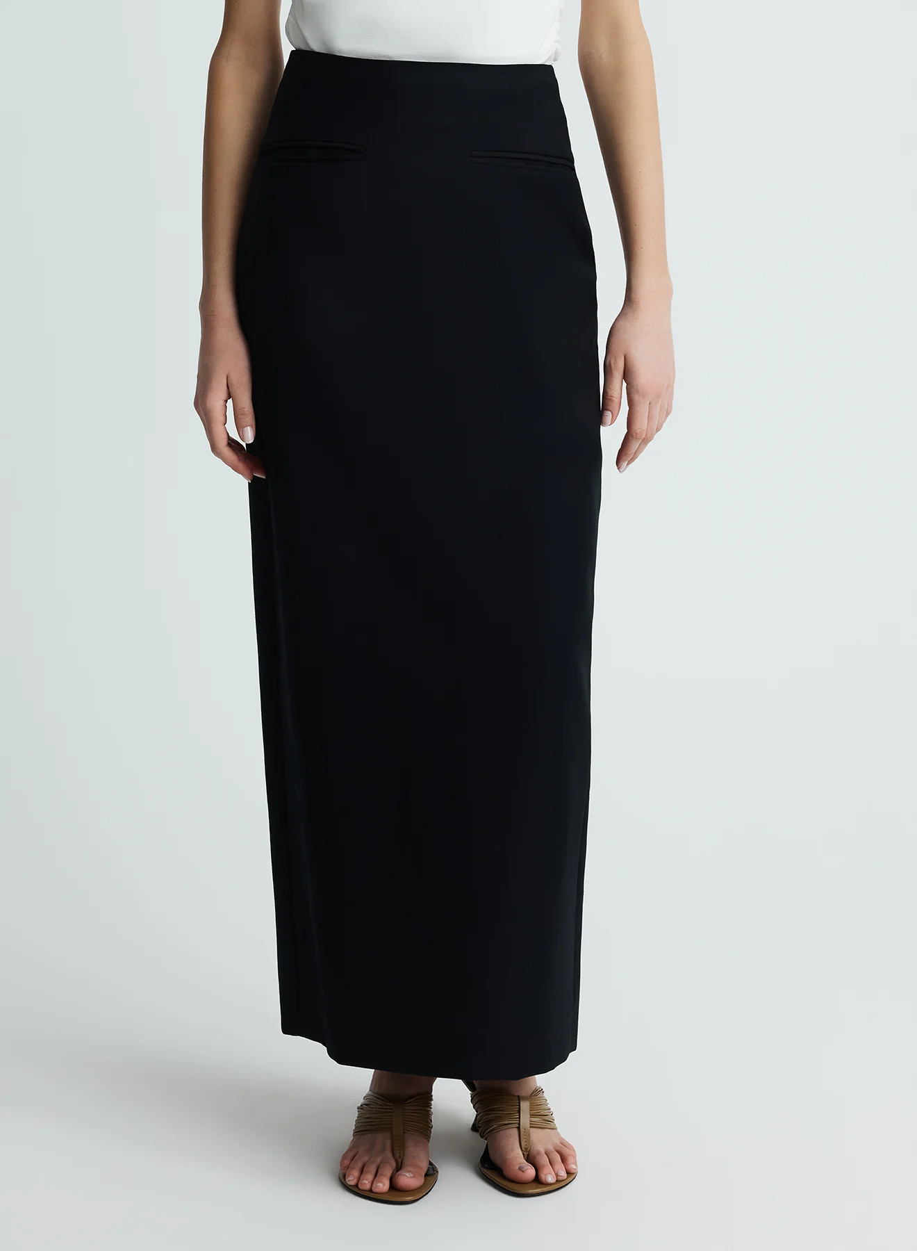NADIA SKIRT (BLACK WOOL) | Anna Quan (Global)