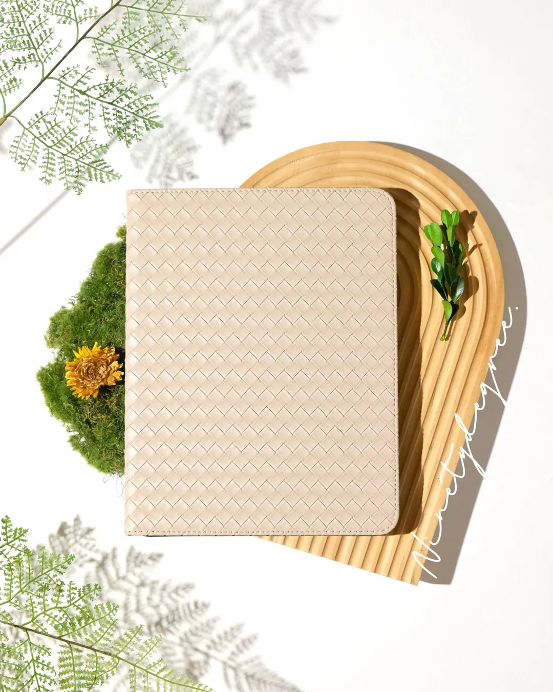 Woven Beige Leather iPad Case | Boho Chic Cover for iPad Pro/Air | iPad 10th Gen/Pro 11, 12.9 Gen... | Etsy (US)