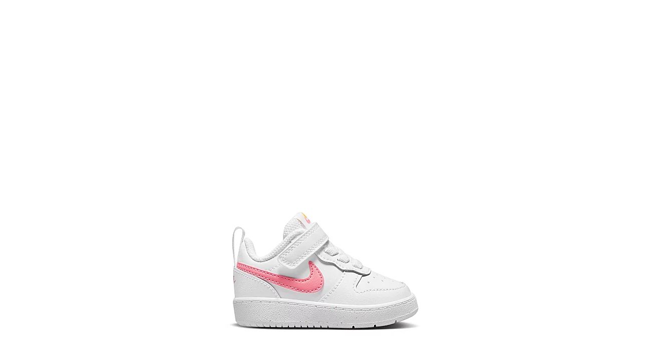 Nike Girls Infant Court Borough 2 Low Top Sneaker - White | Rack Room Shoes