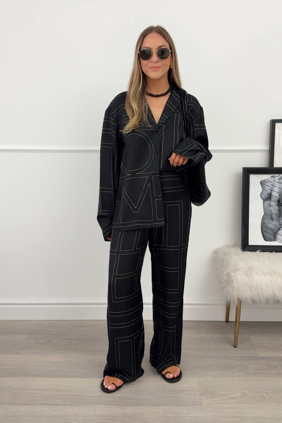 All black summer outfit wearing my favourite co-ord 🖤

I wear a 32 in the shirt & 32 in the trousers 
(Shirt is oversized) 

#LTKstyletip #LTKluxury #LTKsummer