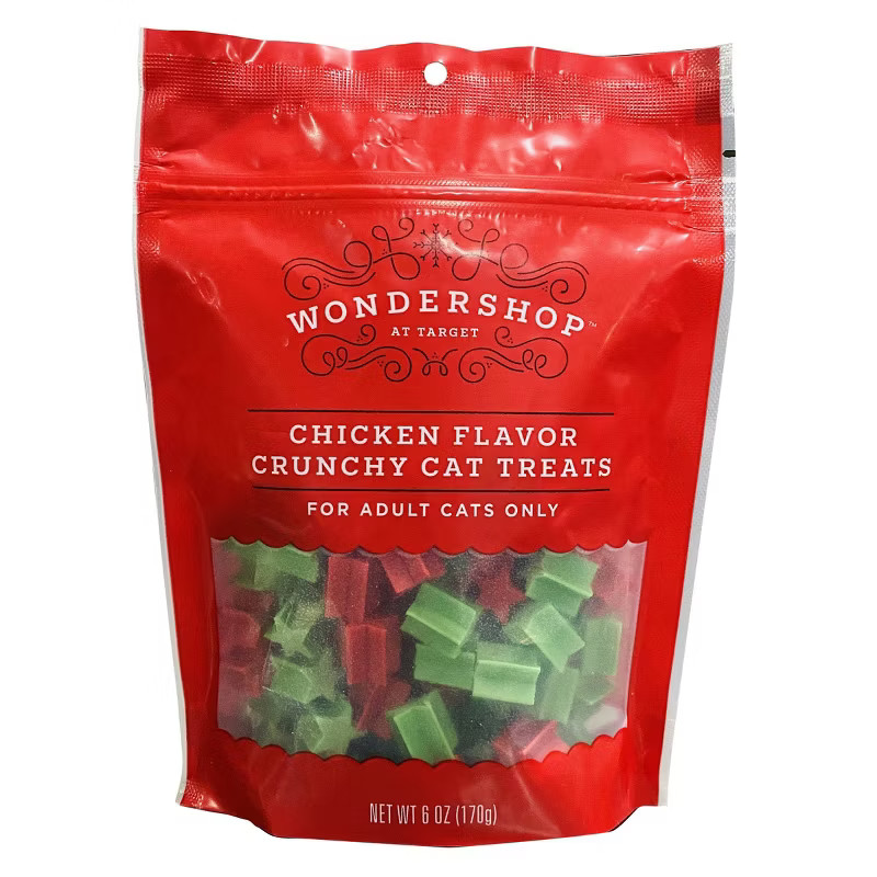 Star Crunchy Chicken Flavor Dry Cat Treat - 6oz - Wondershop™ | Target