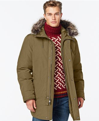 MICHAEL Michael Kors Big &amp; Tall Long Snorkel Jacket | Macys (US)