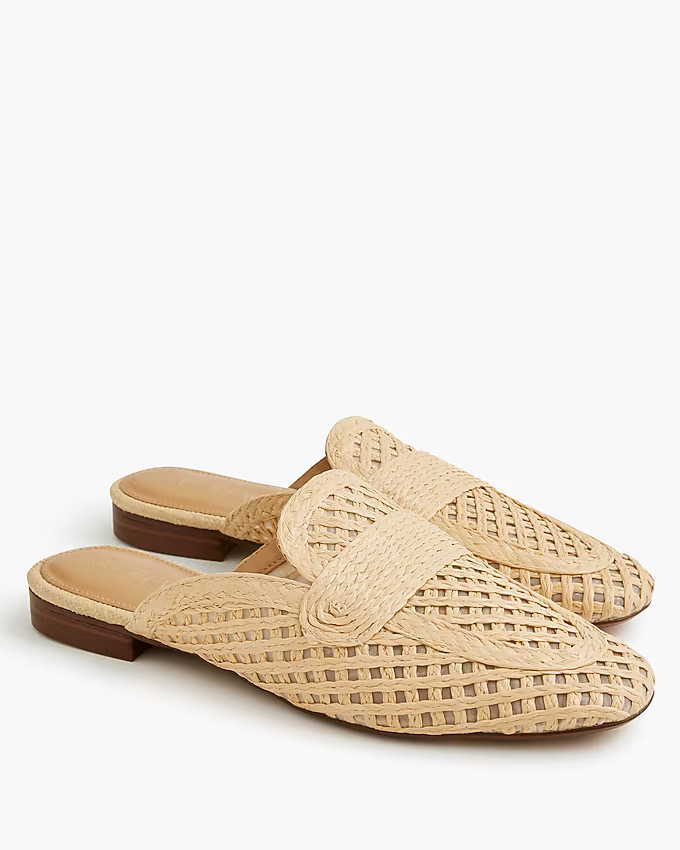 Woven mule flats | J.Crew Factory