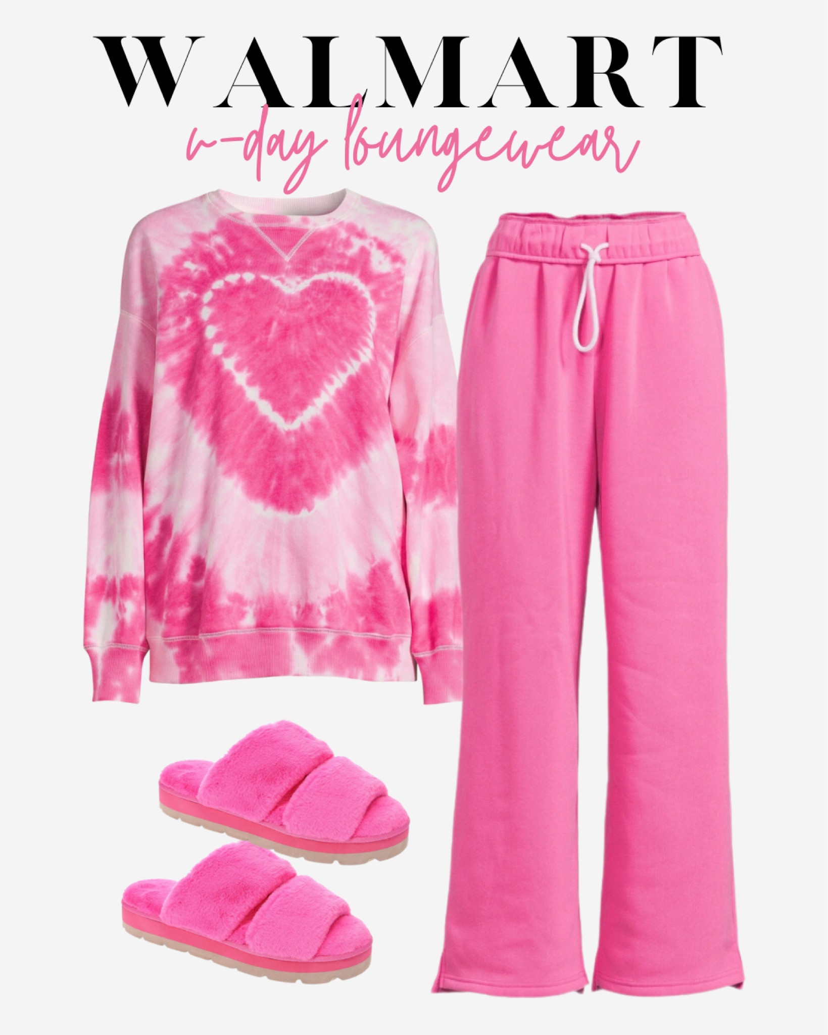 V-day loungewear idea💕

*the sweatpants are still only available for in-store pick up/ store delivery, so make sure you switch store locations to see where they are available near you* Hoping they will eventually be available for shipping soon and will keep ya’ll posted! 🤞



Walmart. Walmart fashion. Walmart style. Valentine’s Day. Lounge. Loungewear. Lounge set. Wide leg pants. Sweatpants. Flare pants. Heart sweatshirt. Valentine’s Day crewneck. Vday crewneck. All pink everything. Valentines outfit idea. Seasonal style. No boundaries. Time and tru. Womens. Holiday loungewear. 

#LTKfindsunder100 #LTKfindsunder50 #LTKstyletip