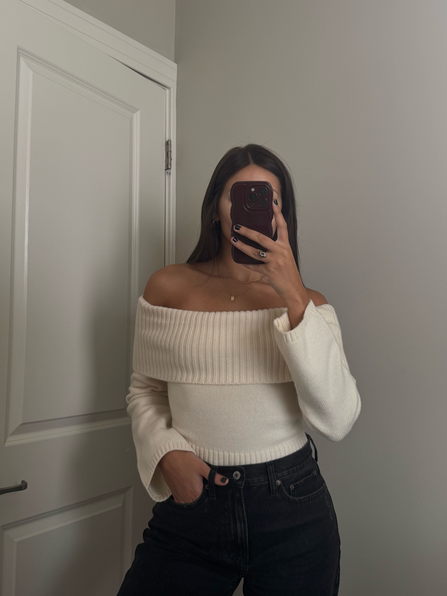 love an off the shoulder sweater 

#LTKSeasonal #LTKStyleTip #LTKFindsUnder50