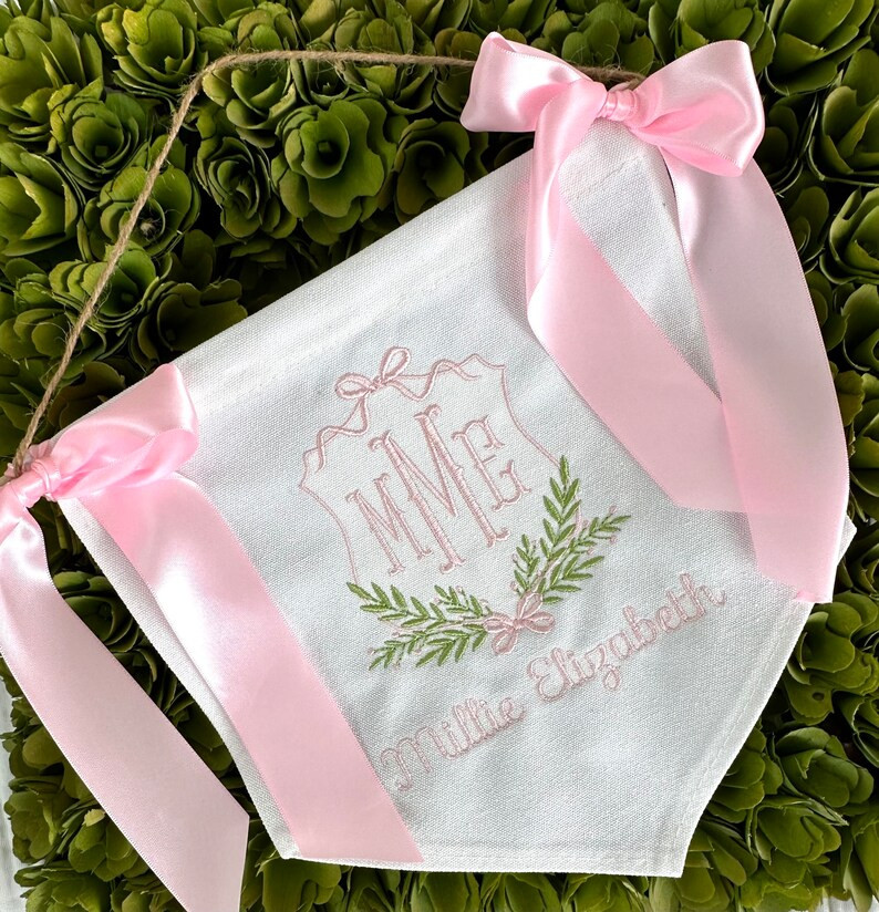 Custom Baby Banner, Welcome Banner, Hospital Door Sign, Baby Shower With BOWS - Etsy | Etsy (US)