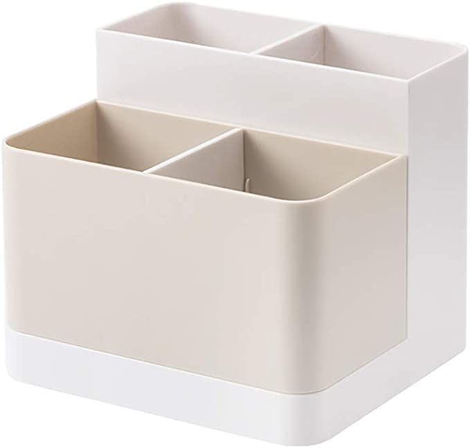 Poeland Desktop Storage Organizer Pencil Card Holder Box Container for Desk, Office Supplies, Van... | Amazon (US)