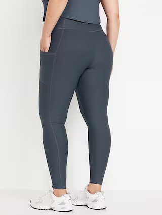 High-Waisted PowerSoft Full-Length Pocket Leggings | Old Navy (US)