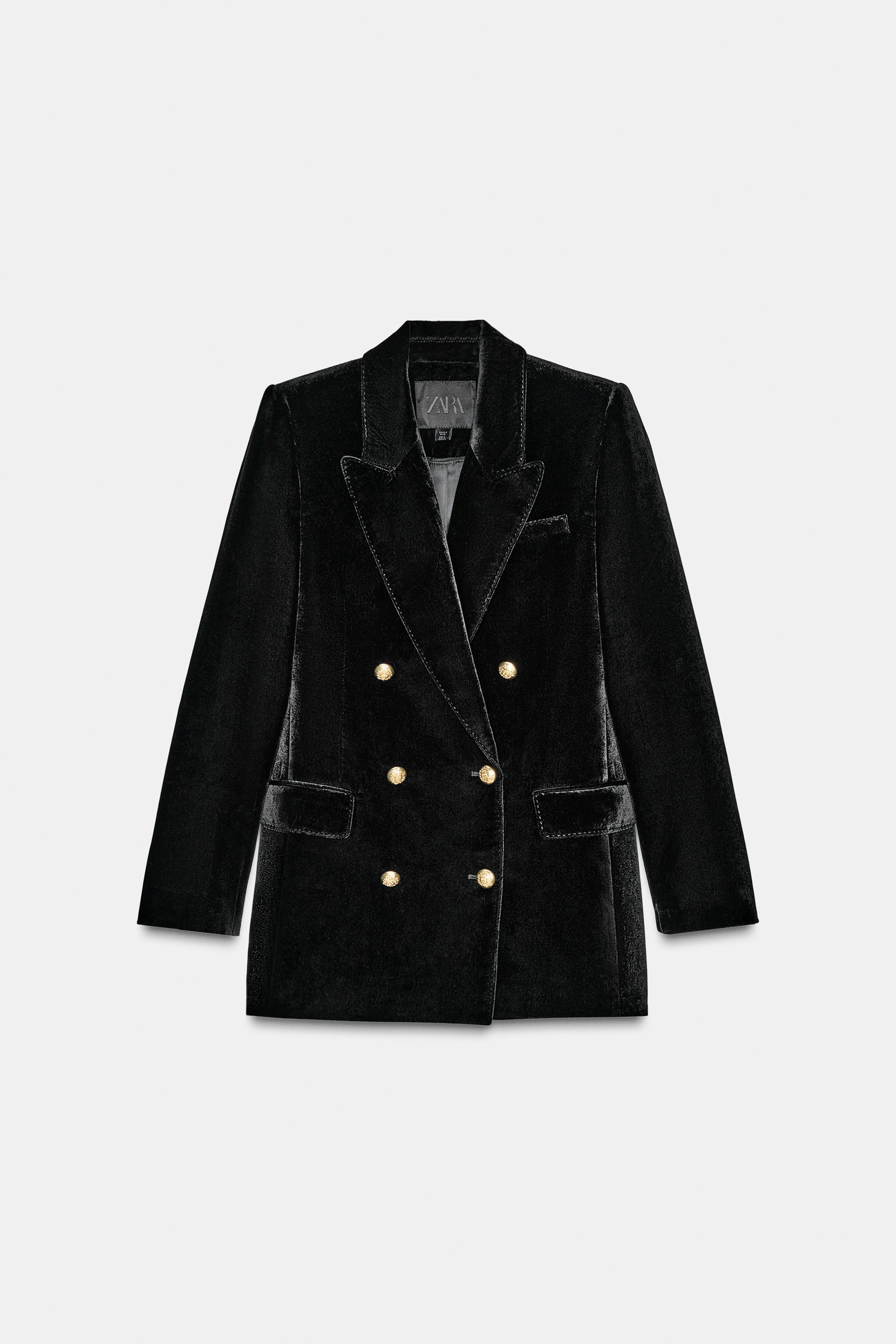 ZW COLLECTION LIMITED EDITION VELVET BLAZER | Zara US