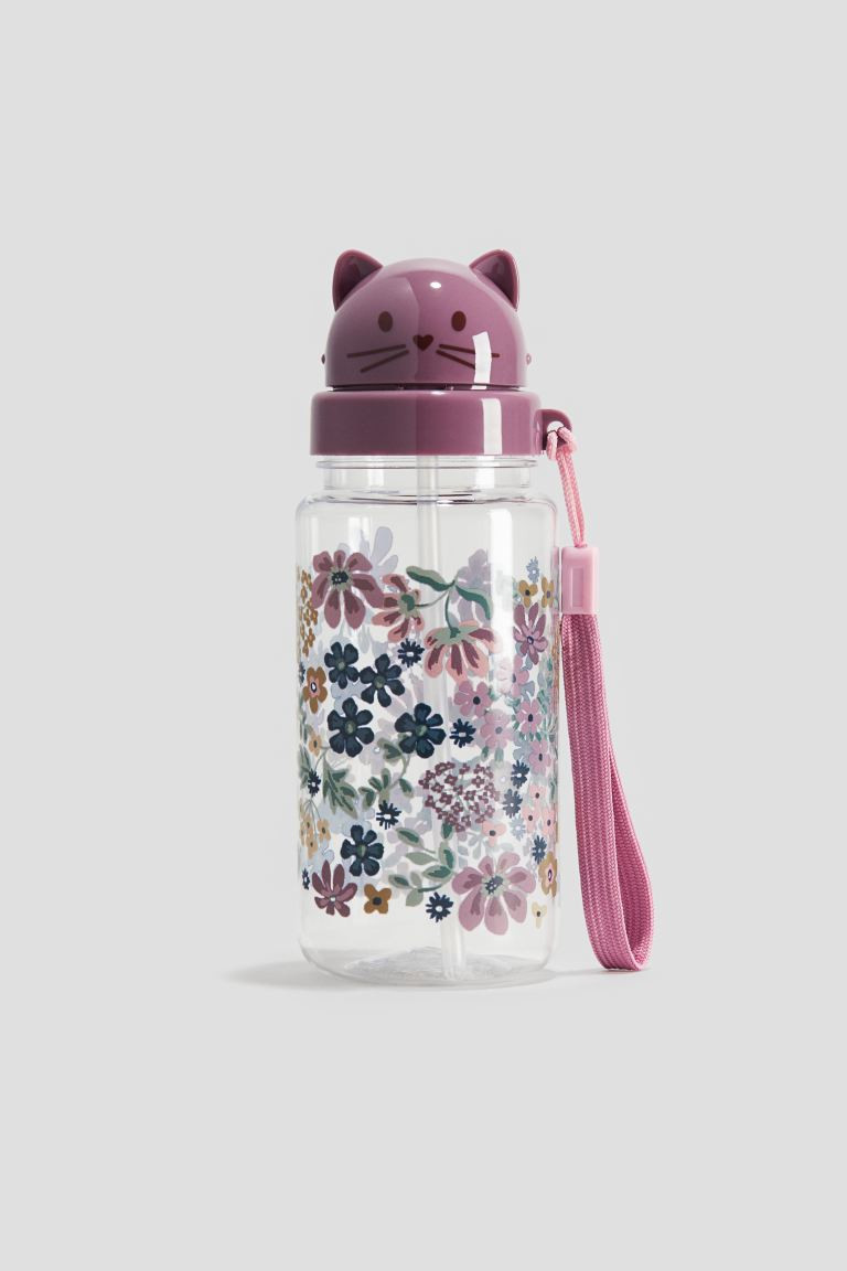 Water Bottle - Mauve/floral - Kids | H&M US | H&M (US + CA)