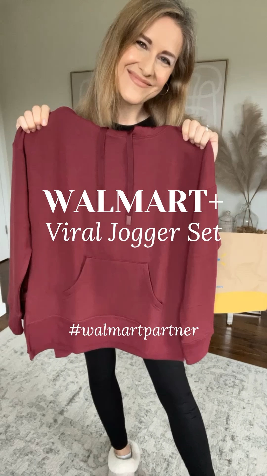 Viral Walmart jogger set delivered free with my Walmart+ membership!* #walmartpartner Fits tts, I’m wearing a small in both the top and bottom. #walmartplus #walmart @walmart @walmartfashion (*Free delivery: $35 order minimum. Restrictions apply.)

#LTKfindsunder50 #LTKstyletip #LTKfindsunder100