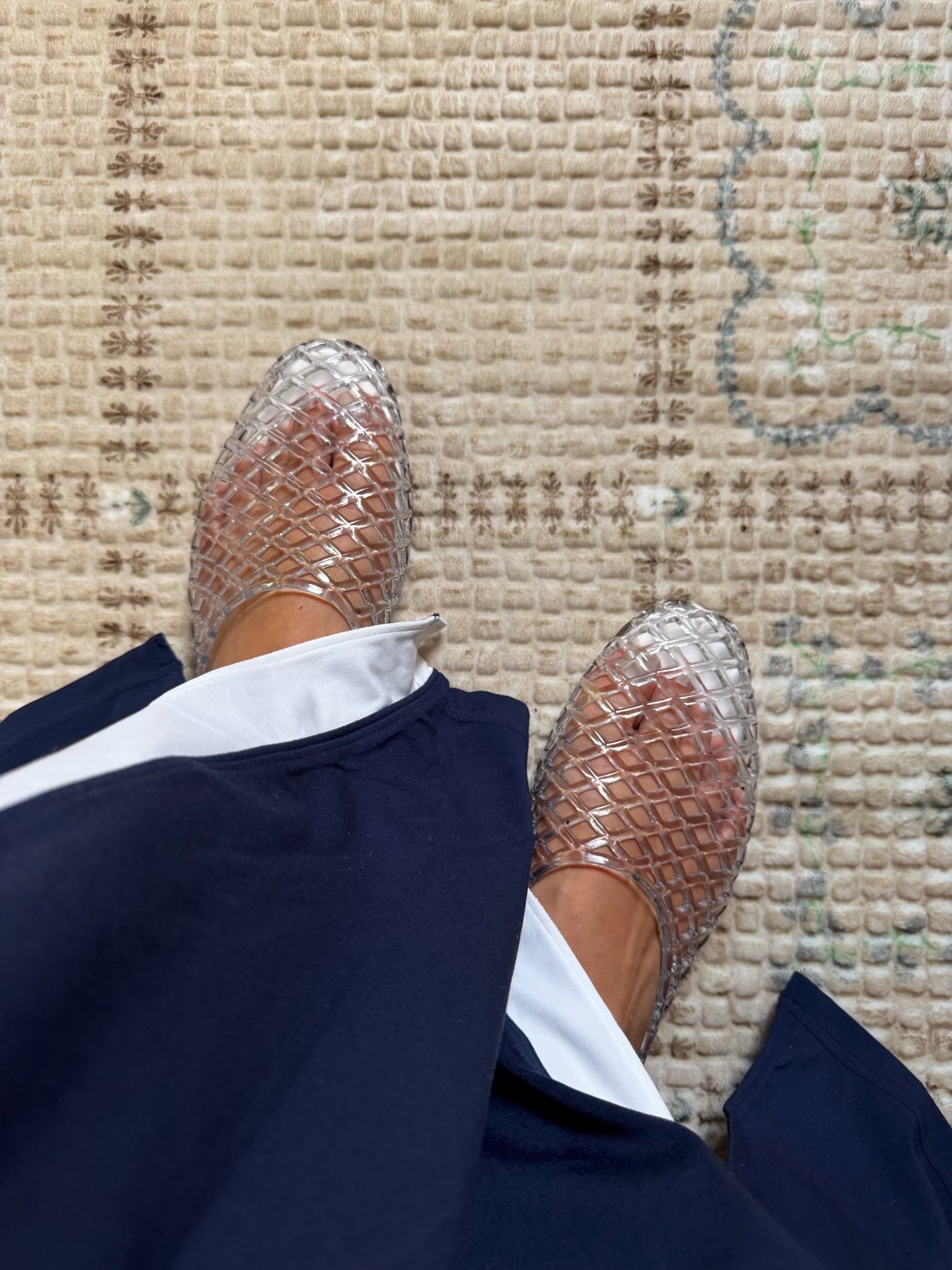 Cutest jelly sandals. True to size.
