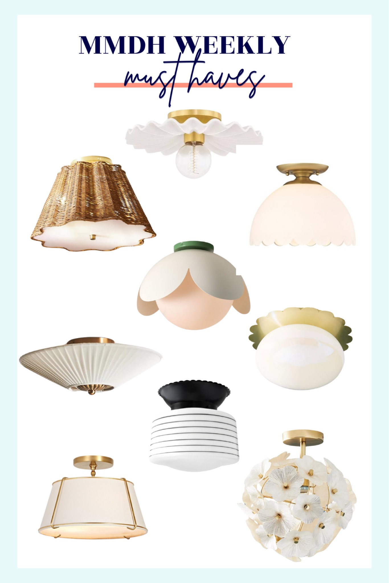Looking to give your space a quick refresh? Check out my top picks for flush mount light fixtures! From elegant scalloped edges and chic brass finishes to classic white designs, there's something for every style. Whether you're into transitional style or eclectic vibes, these fixtures are perfect for adding a touch of charm to any room. Explore the variety and find the perfect light to brighten up your home!

#LTKStyleTip #LTKHome