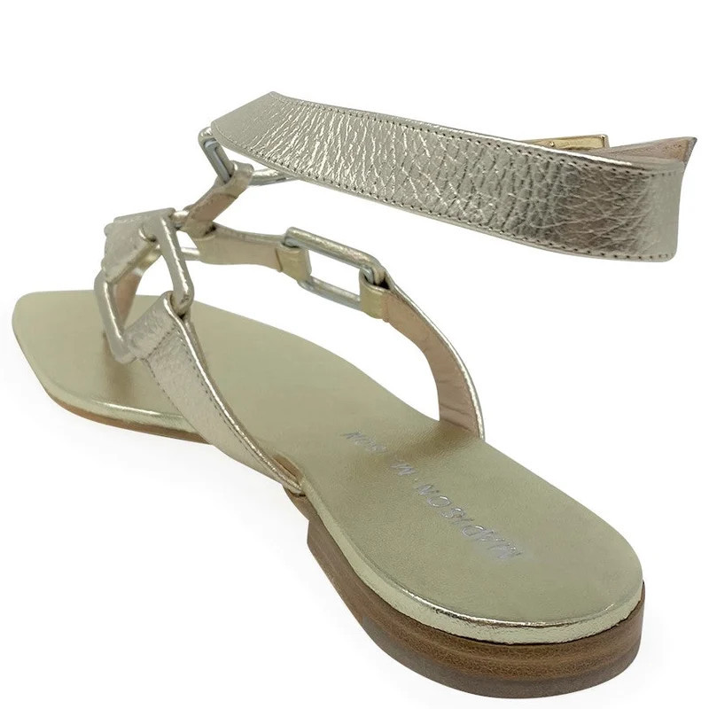 Madison Maison Gold Gladiator Sandal - Gold - 41 | Verishop