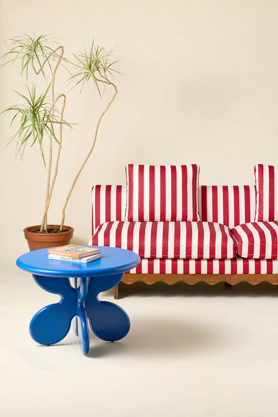 Roma Scalloped 3-Seater Sofa | Urban Outfitters (US and RoW)