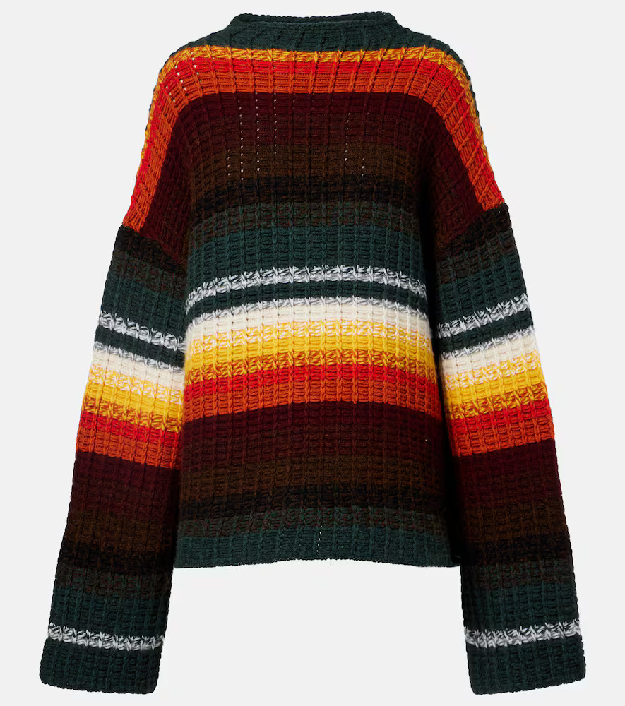 Khaite Yanis striped cashmere sweater | Mytheresa (US/CA)