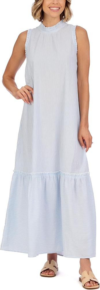 Mud Pie Women's Mud Pie Women's Wallis Stripe Maxi Dress | Amazon (US)