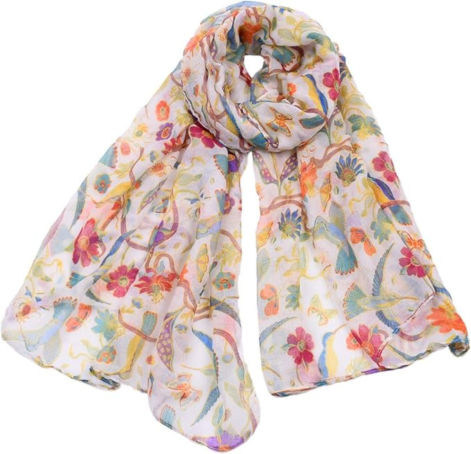 Women's Cotton Scarves Lady Light Soft Fashion Solid Scarf Wrap Shawl | Amazon (US)