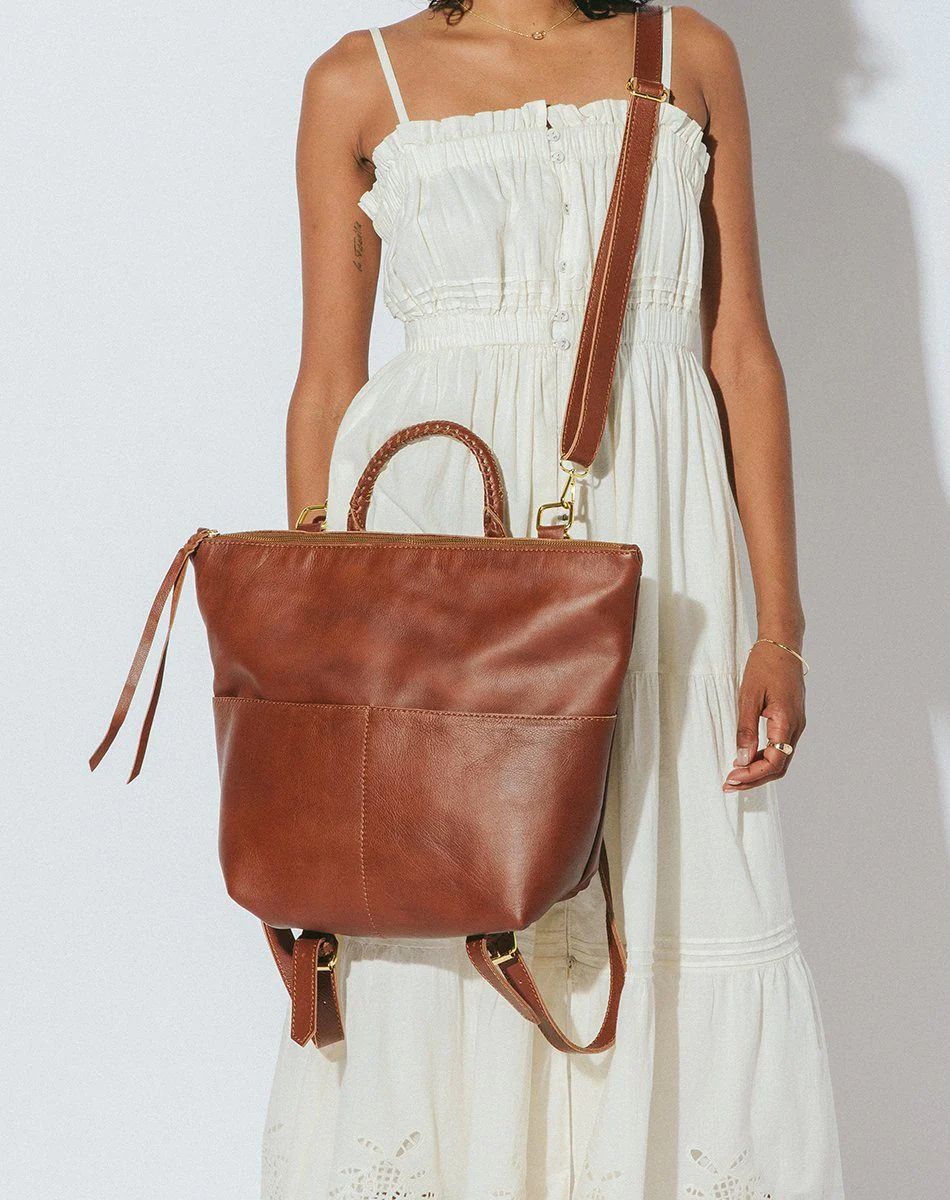 Shop Taylor Mama Bag Cognac | Cleobella | Cleobella LLC