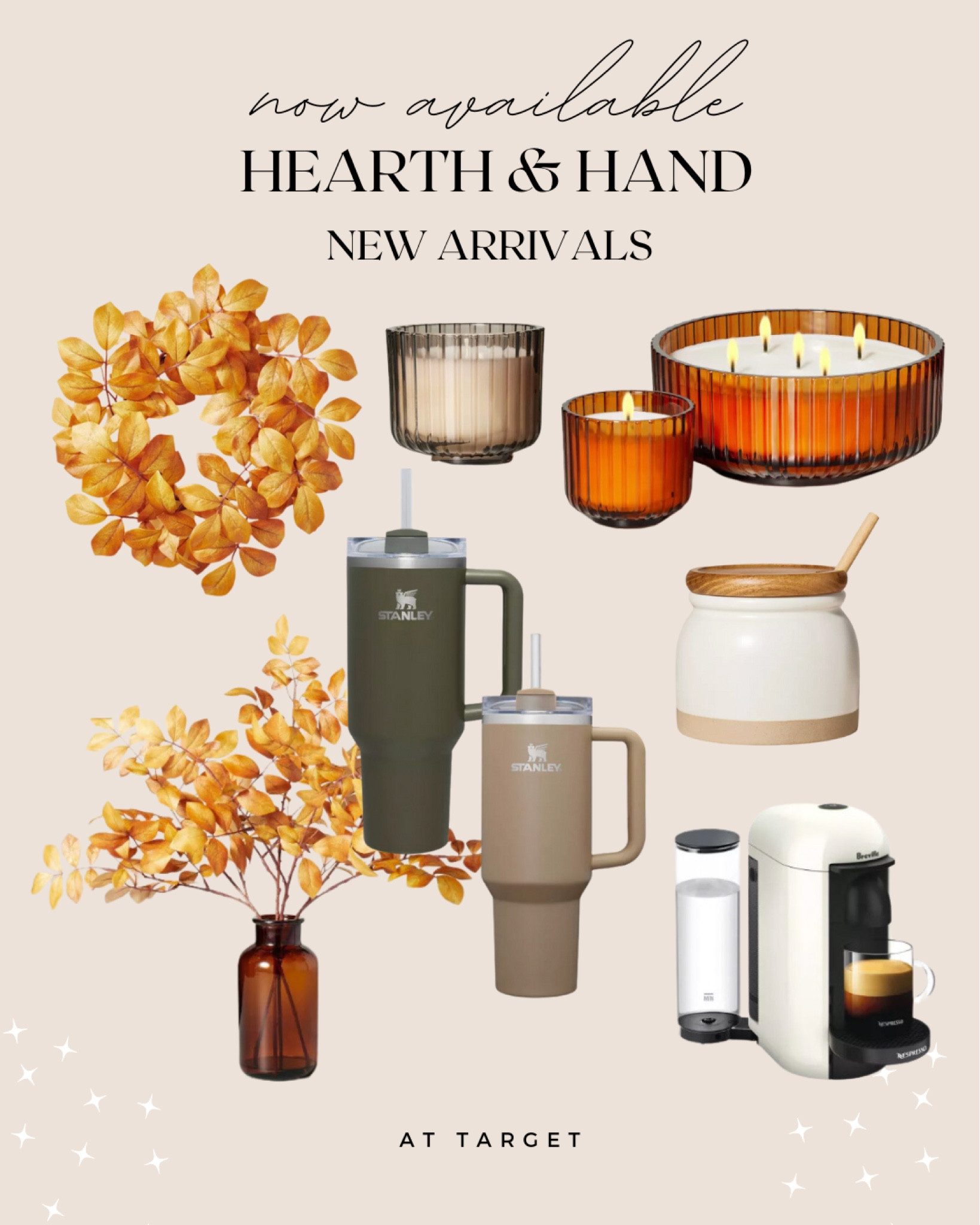 Hearth & Hand by Magnolia new arrivals at Target! Fall decor, candles, wreaths, home decor & more 😍

candles | Stanley cup | coffee | Nespresso | faux branches 

#LTKunder50 #LTKhome #LTKSeasonal
