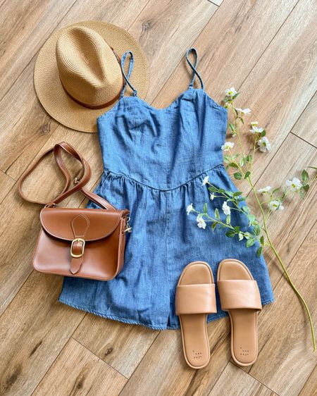 Fourth of July outfit. Denim romper. Jean romper. Summer outfit. Casual everyday outfit. Easy everyday outfits. 4th of July outfits. 

#LTKSeasonal #LTKSaleAlert #LTKGiftGuide