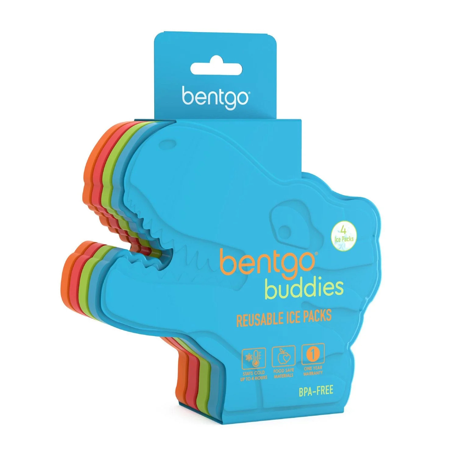 Bentgo Buddies Reusable Ice Pack - 4 Pack (Dinosaur) | Walmart (CA)