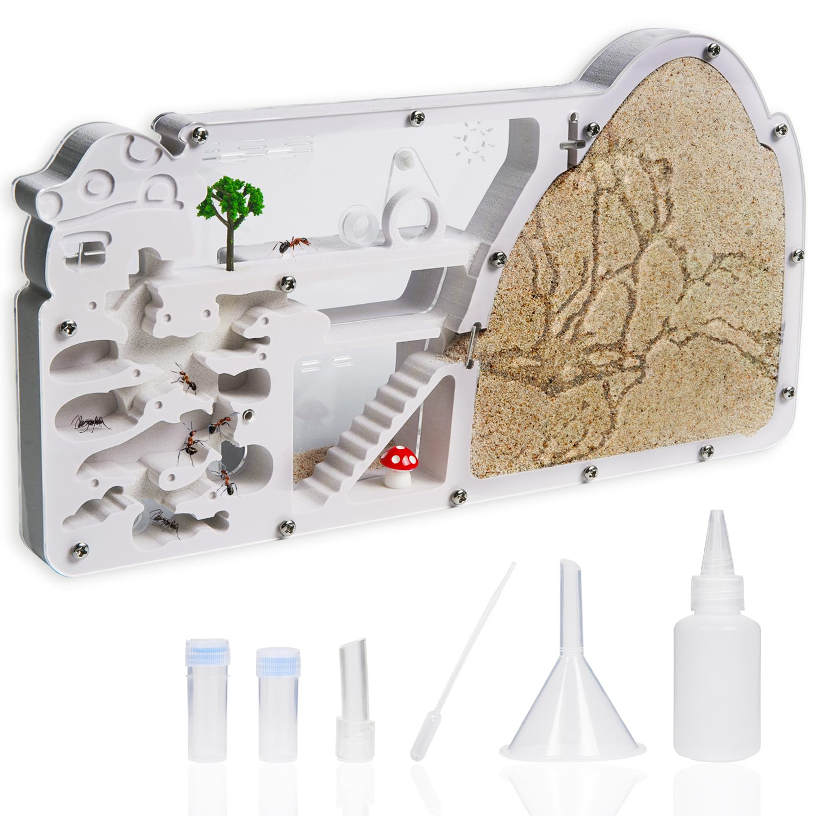 Ant Farm Castle - Large Viewing Area - Care for Live Ants - Ant Colony Observation Kits with Sand... | Amazon (US)