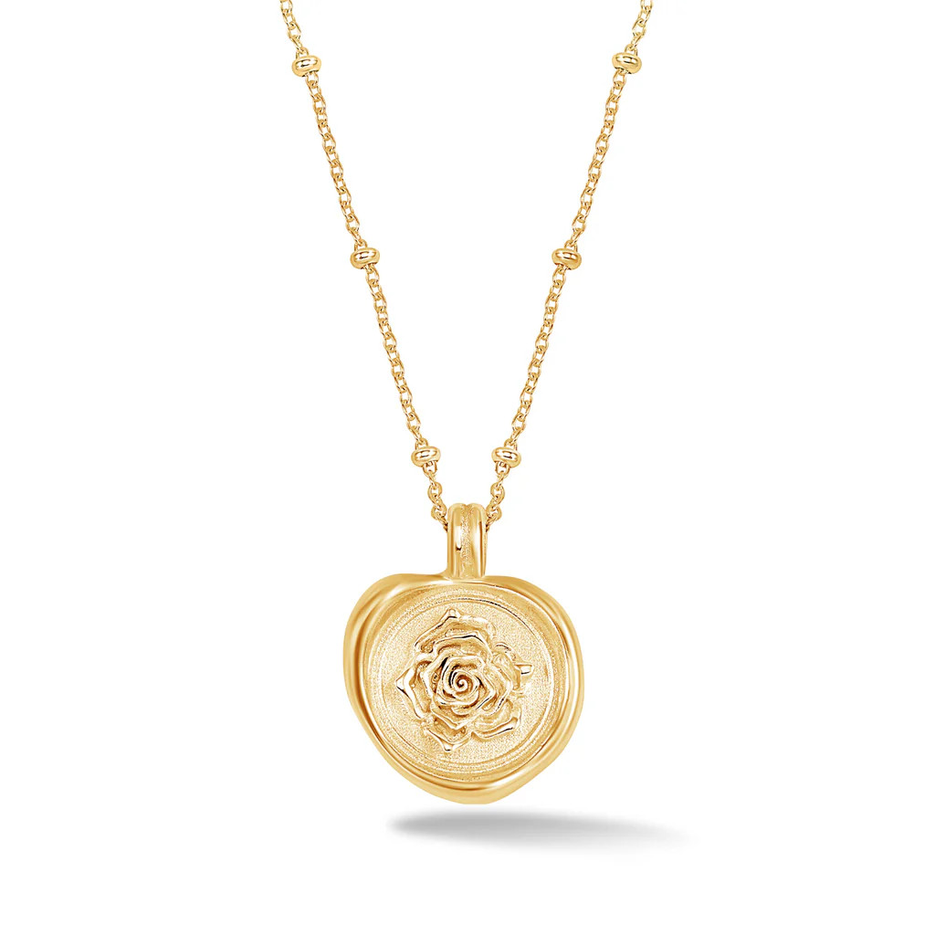 Wild Rose Talisman Necklace | Dower & Hall