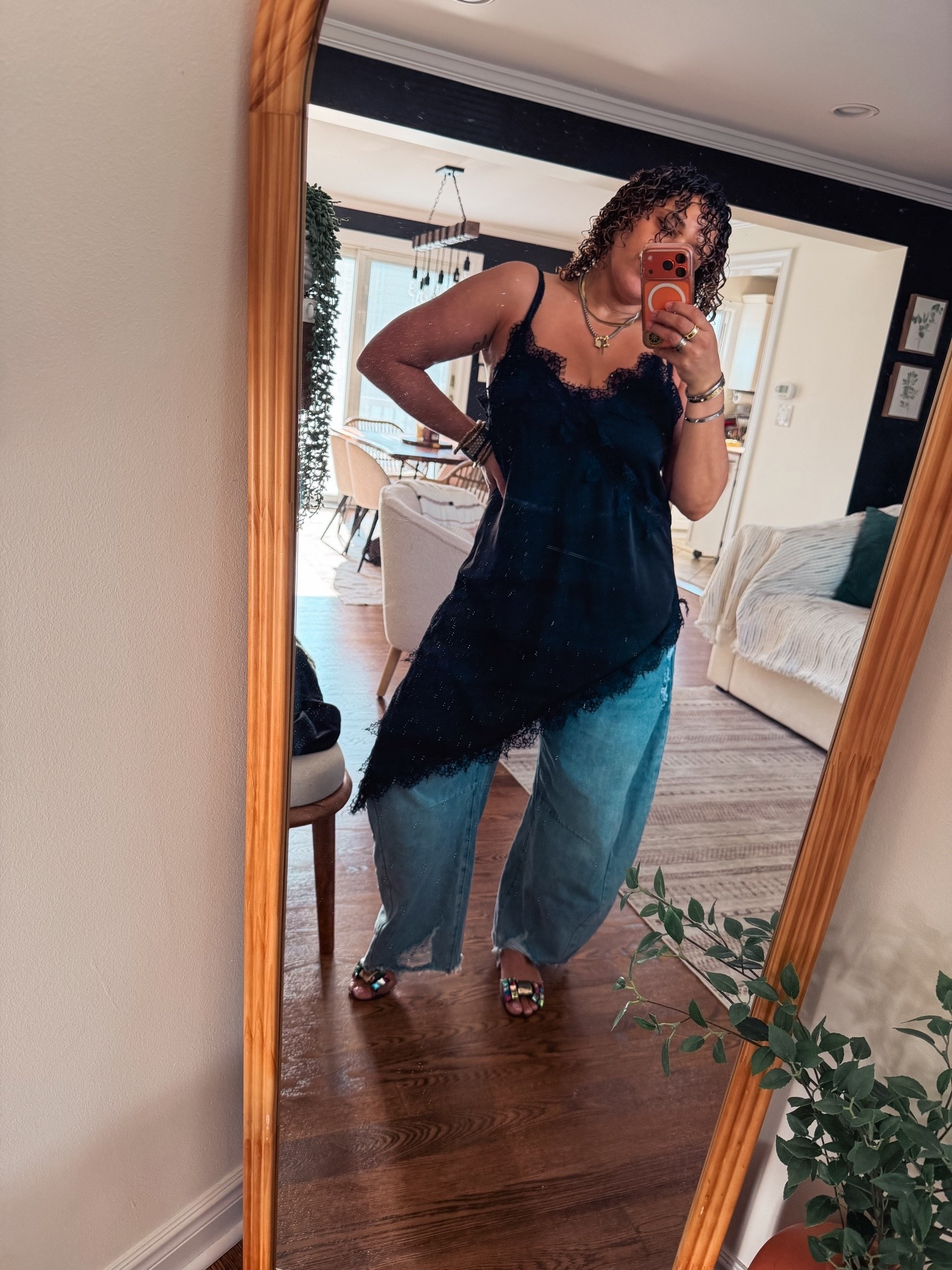 Black lace, wide-leg denim, and a whole lot of minding my business. 🖤✨

Proof that you don’t need a special occasion to dress like the main character.

#LTKootd #LTKmomlife #LTKOver40