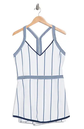 Free People FP Movement Cool on the Court Tennis Romper in White at Nordstrom Rack, Size X-Large | Nordstrom Rack