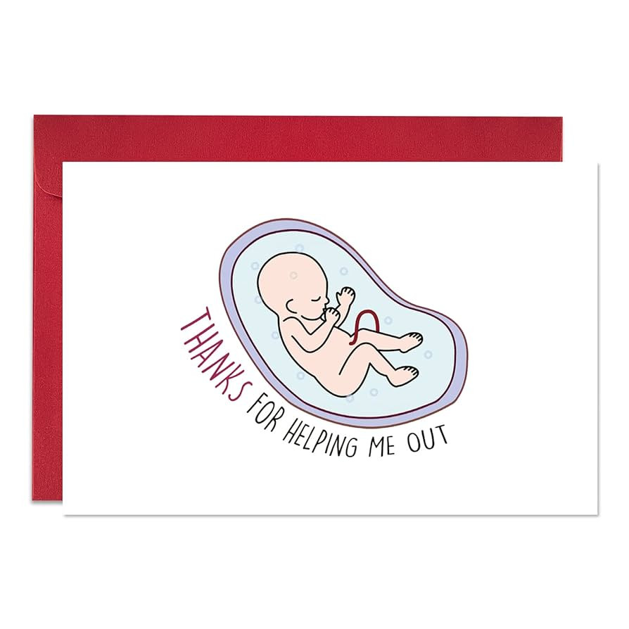 Cute Thank You Card for Midwife Doula OBGYN, Labor and Delivery Nurse Doctor Appreciation Card, T... | Amazon (US)